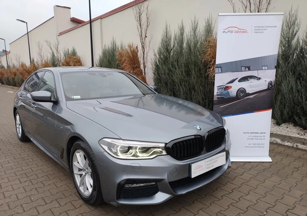 BMW Seria 5 cena 125900 przebieg: 144595, rok produkcji 2017 z Warszawa małe 301